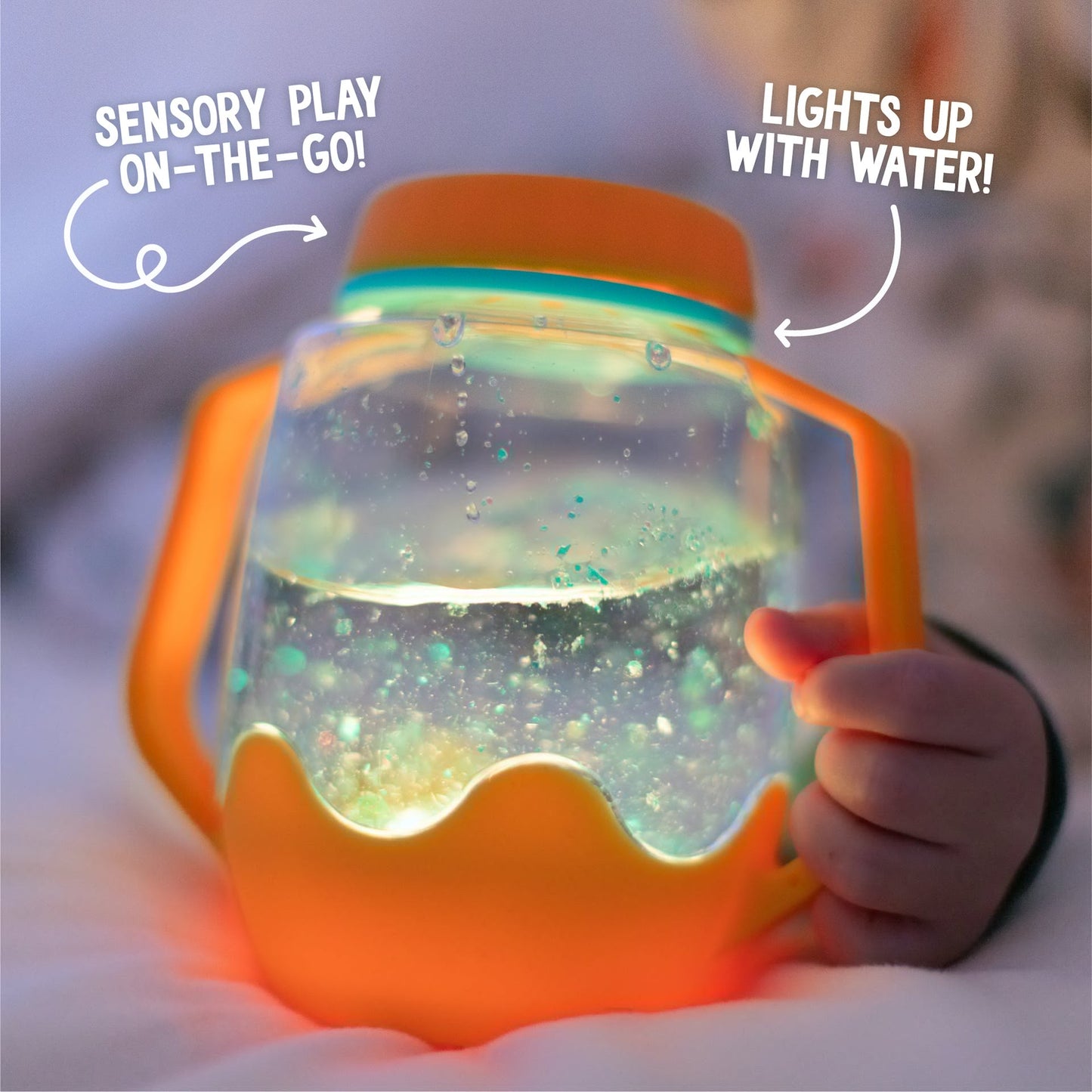 Orange Sensory Jar