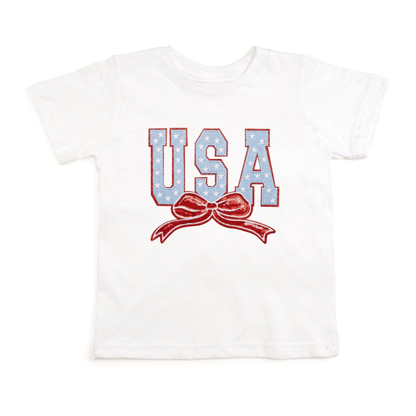 USA Stars & Bow Patch Tee