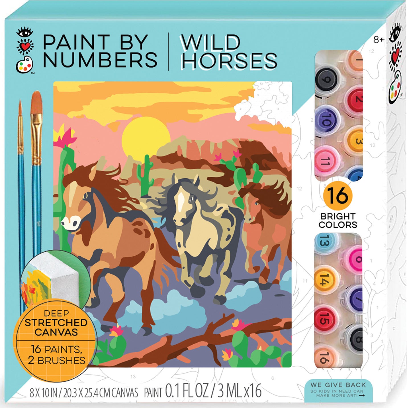 Paint By Numbers: Wild Horses