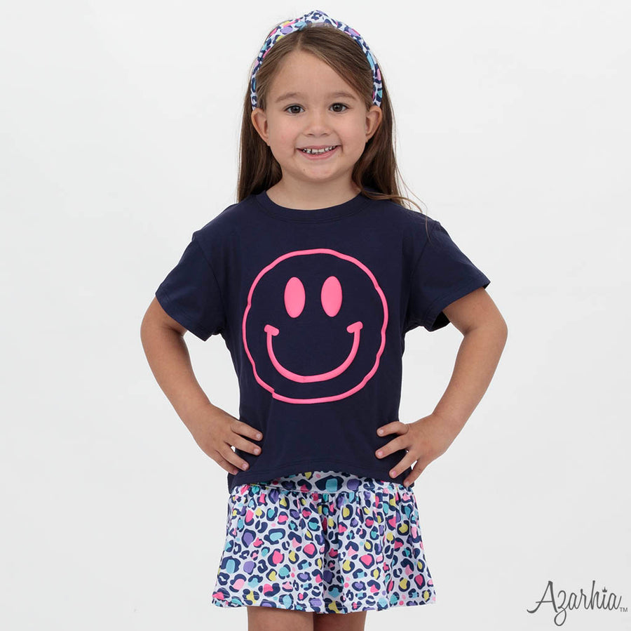Bright Leopard Skort