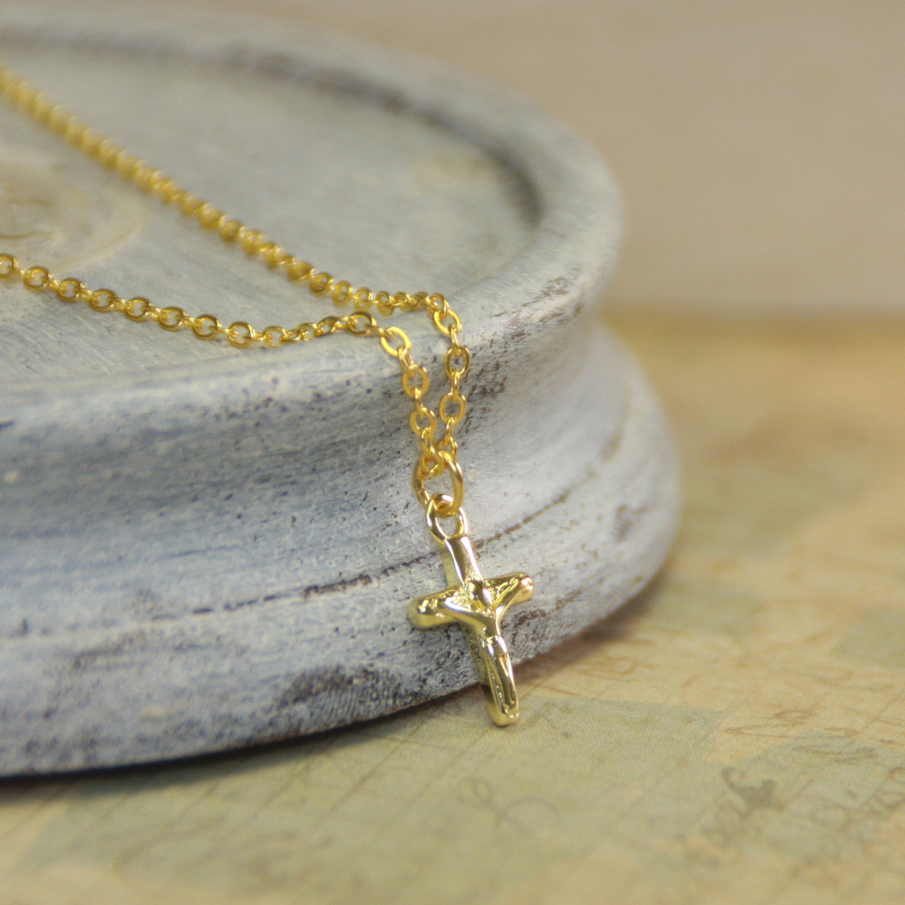 Crucifix Dainty Necklace