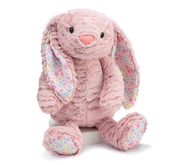Dusty Rose Floral Bunny