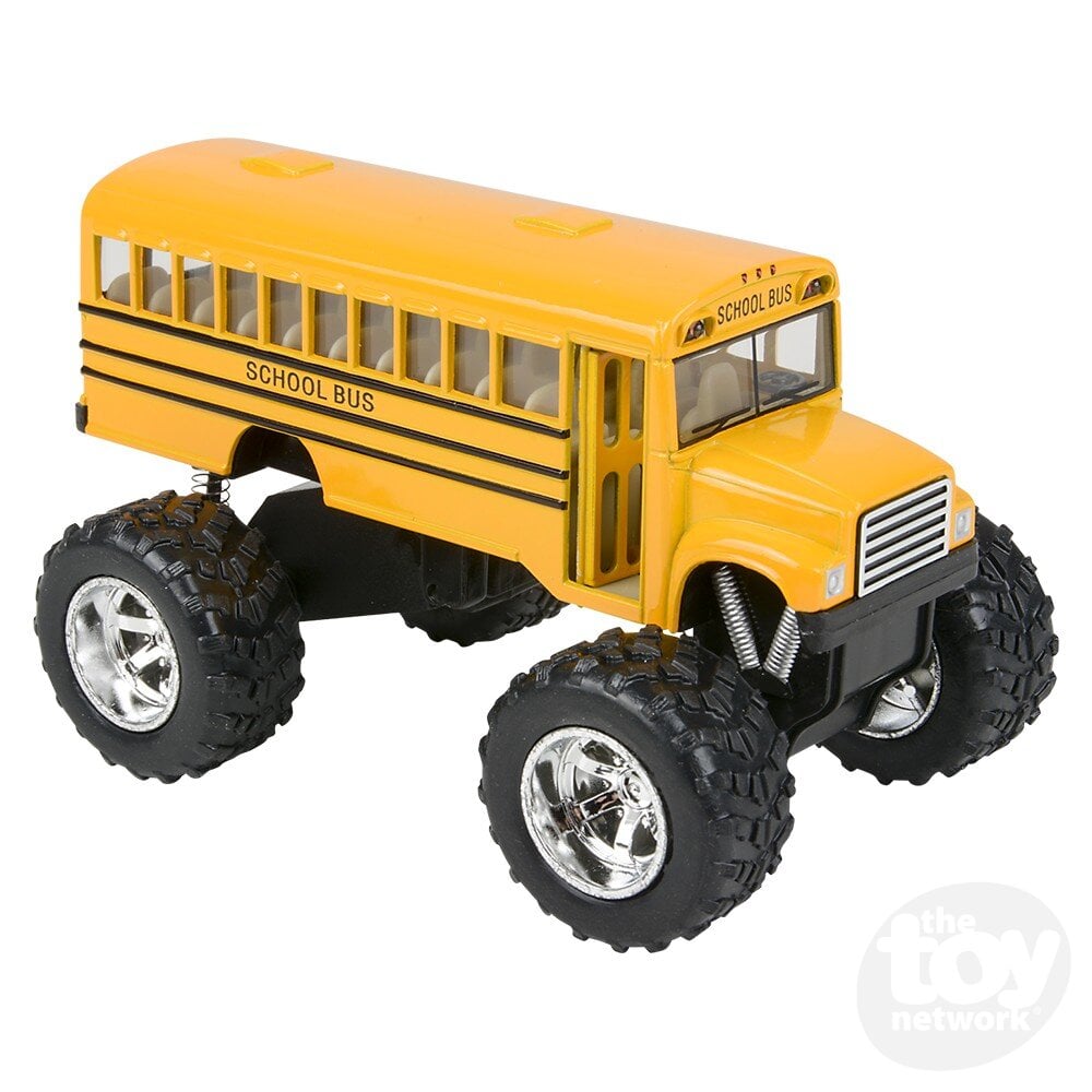 Die-Cast Pull Back School Bus