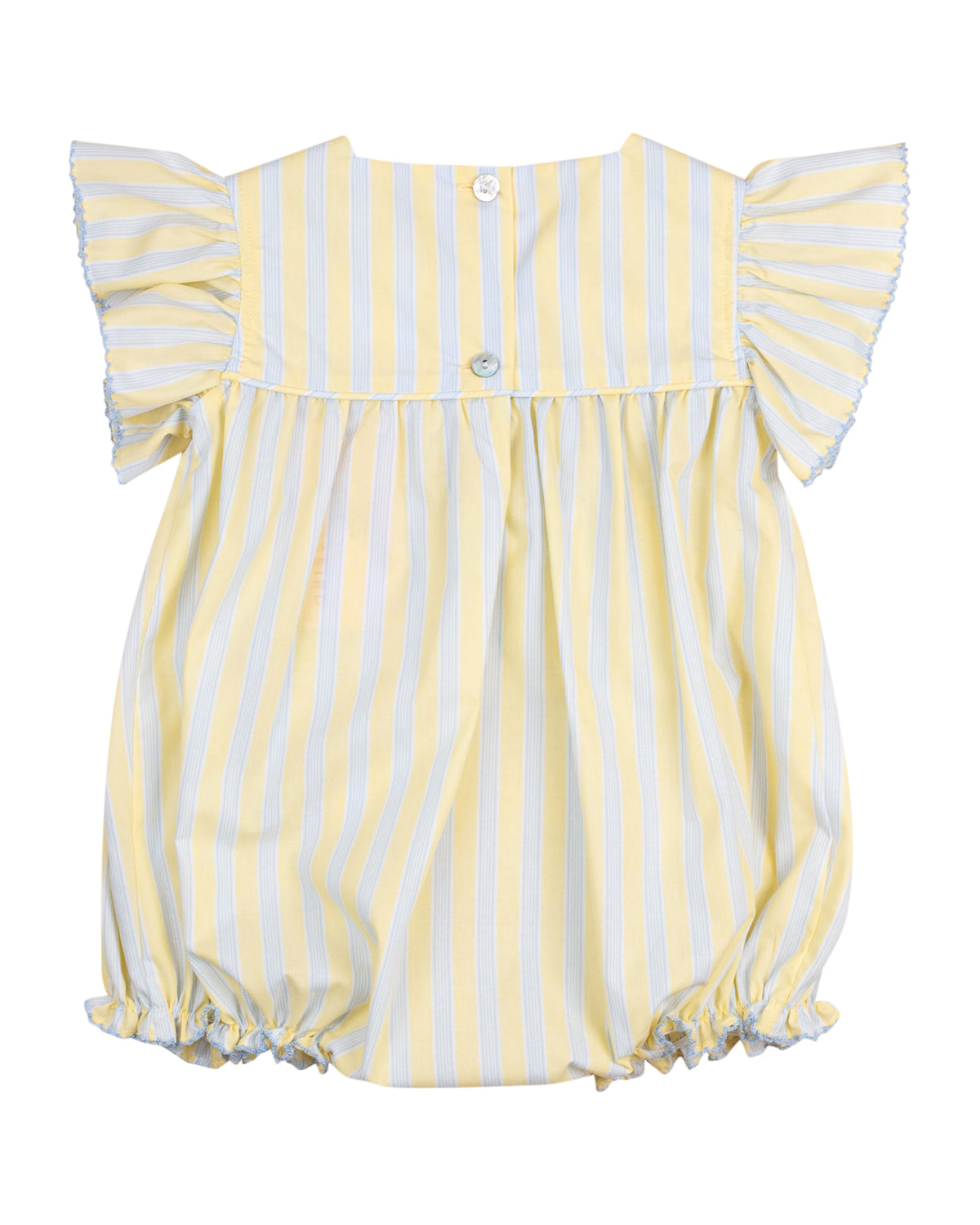 Sunshine Stripes Smocked Bubble