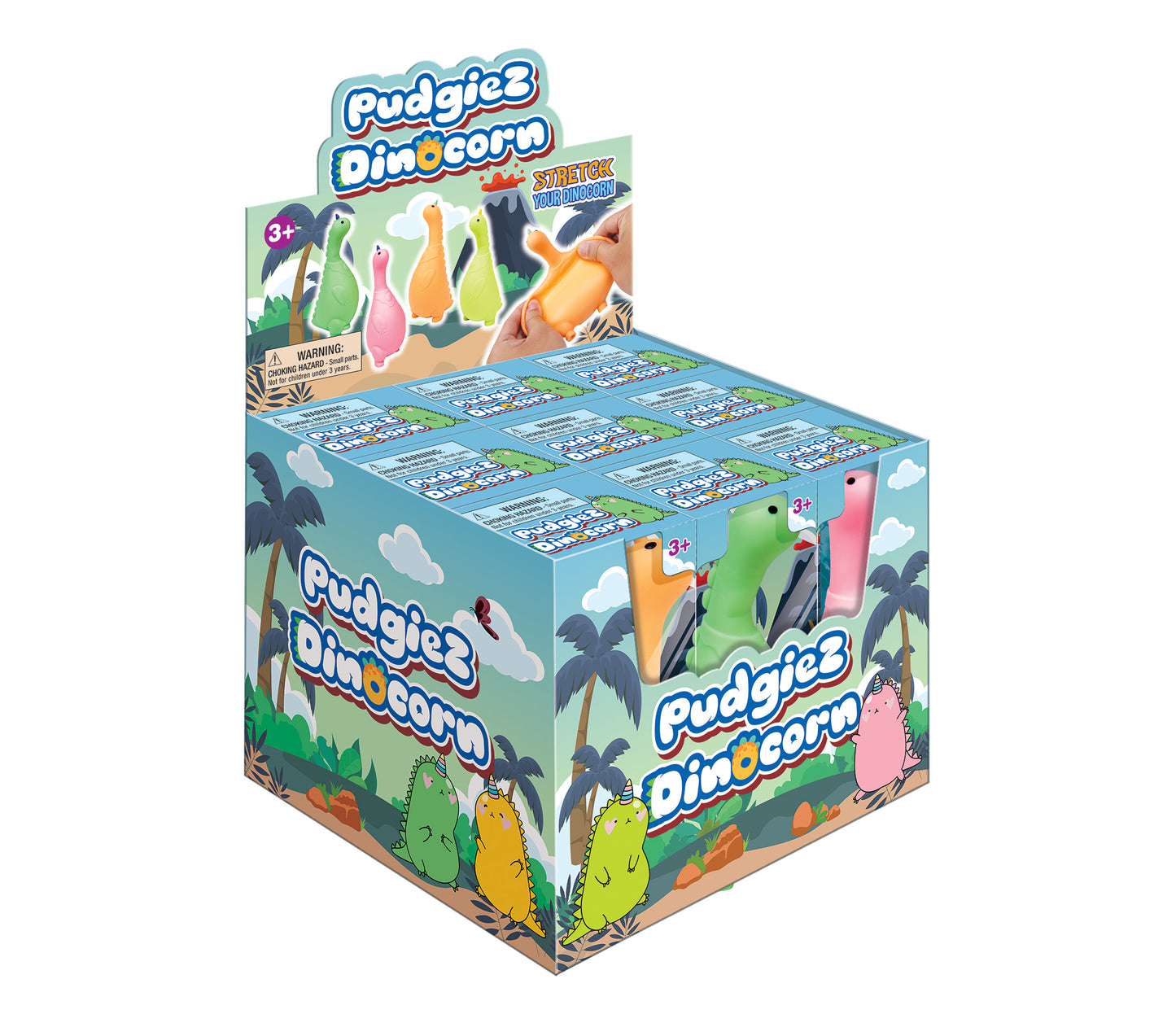 Pudgiez Dinocorn Squishy Toy