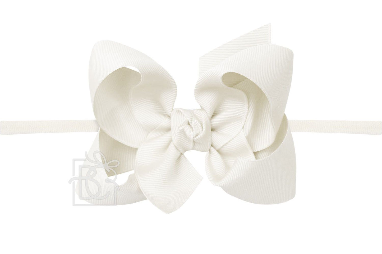 Antique White 4.5" Headband Bow