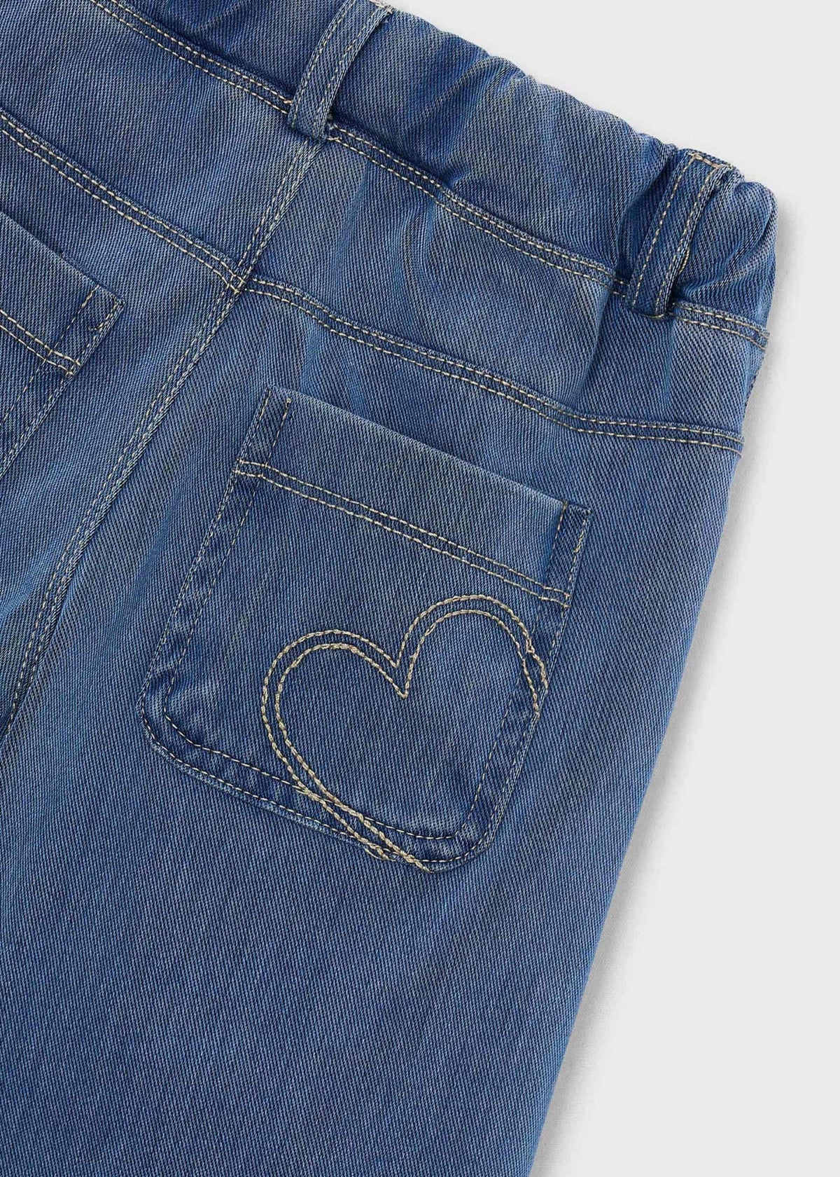 Light Denim Pull On Jeans