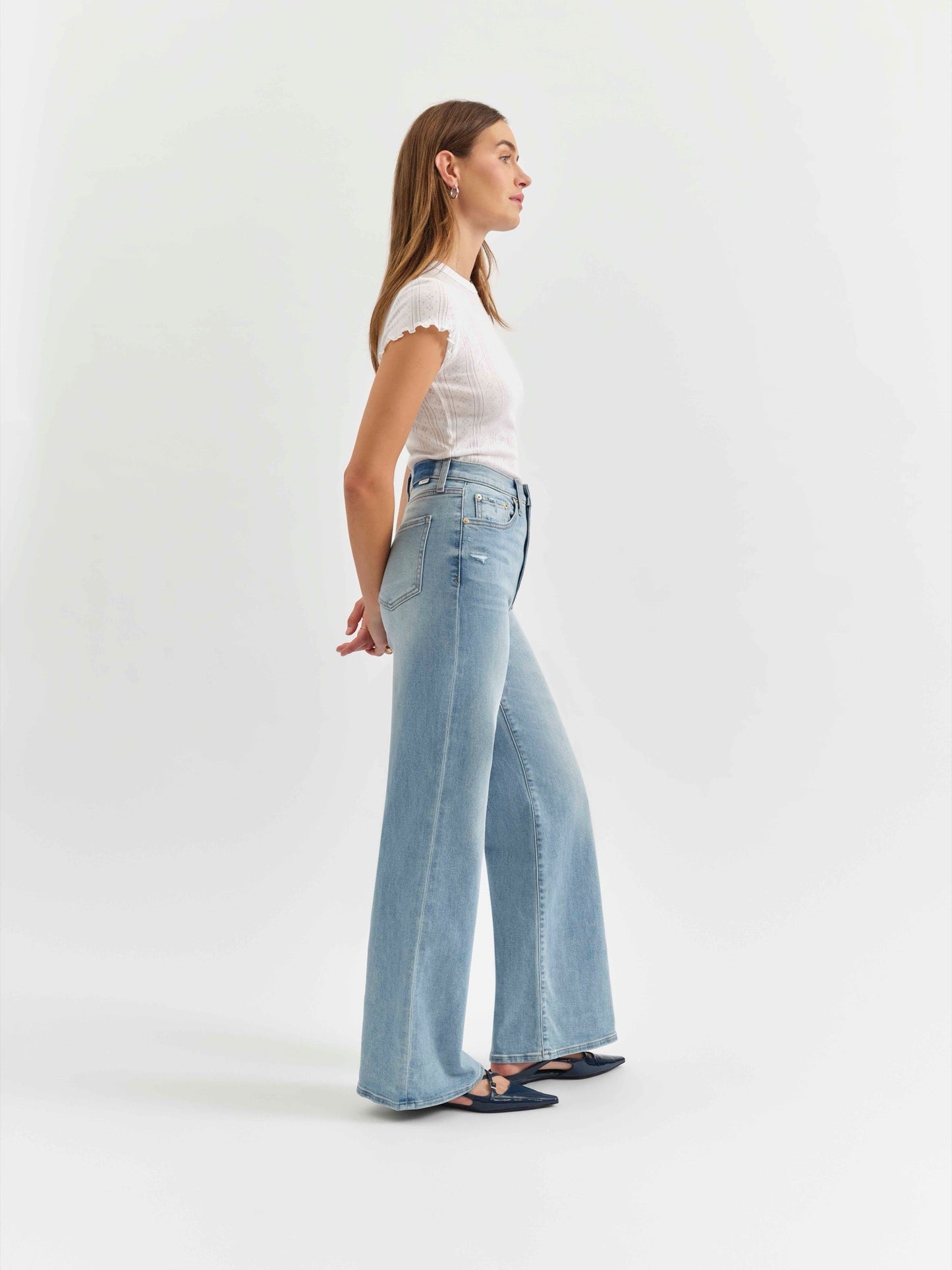 Blooming Vintage Far Out Wide Leg