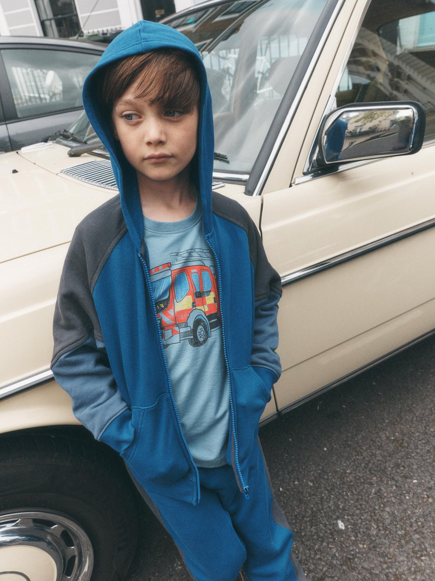 Royal Colorblock Hooded Jacket