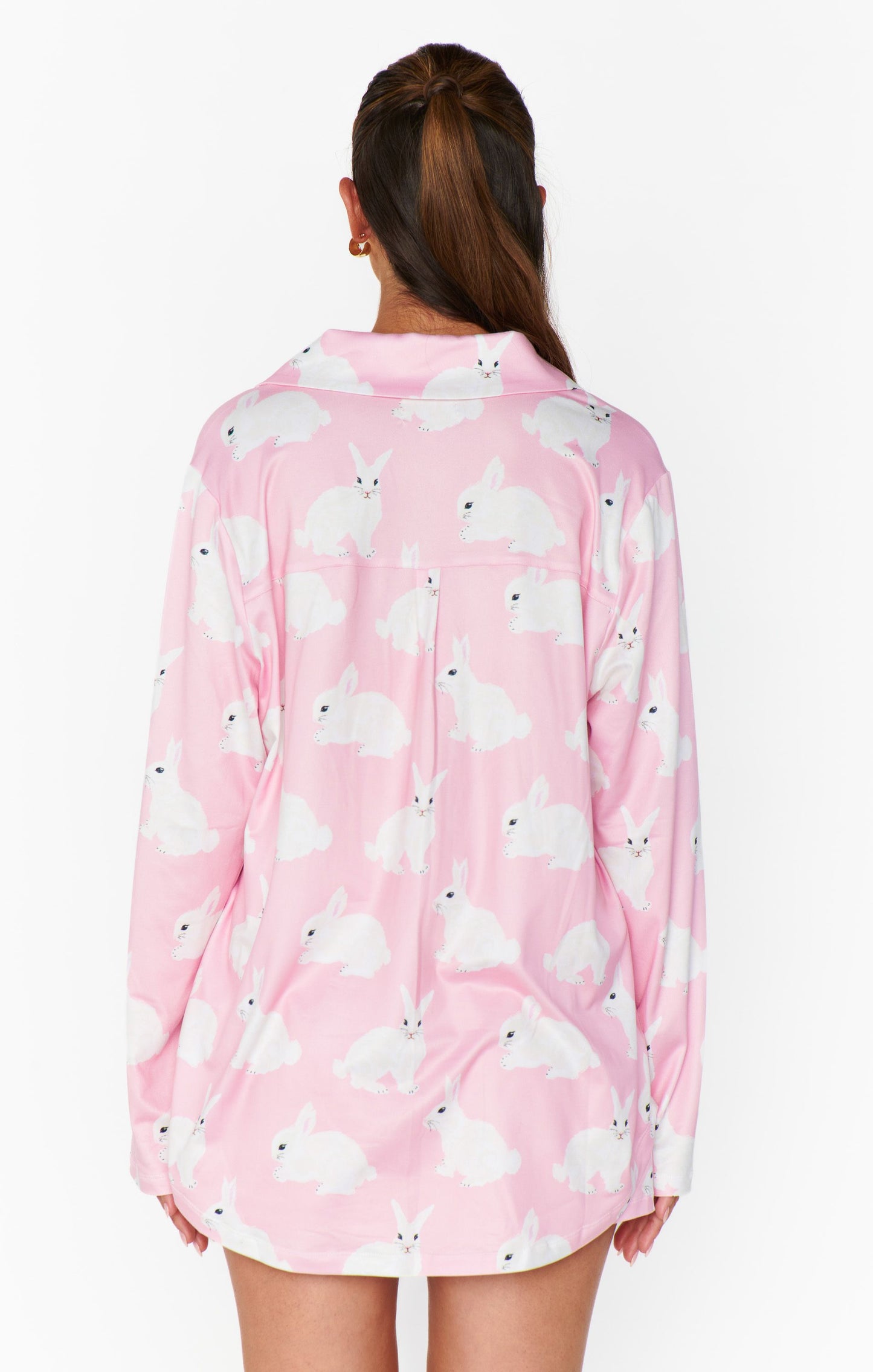 Pink Bunnies Jersey PJ Set