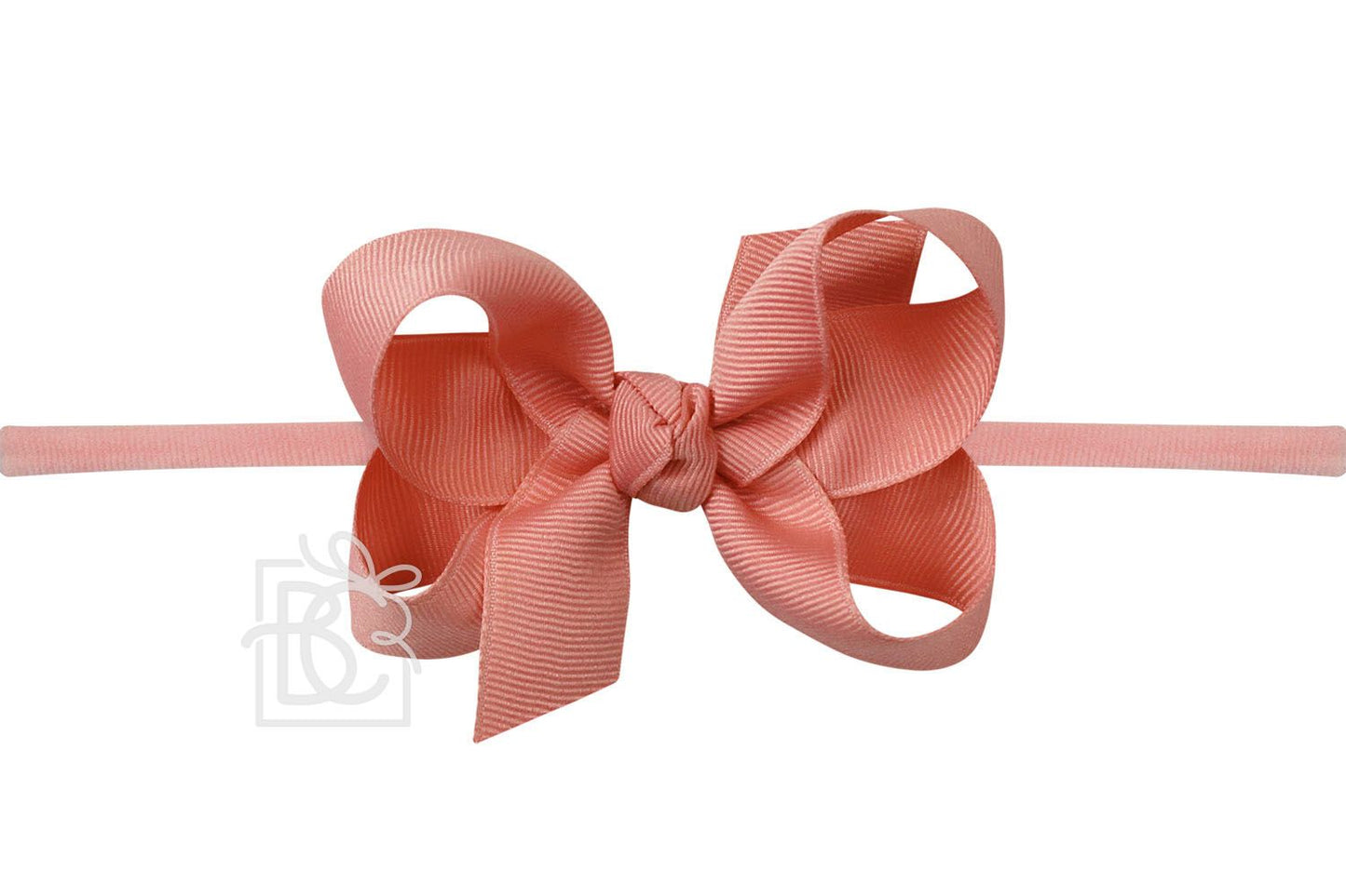 Shell Pink 3.5" Headband Bow