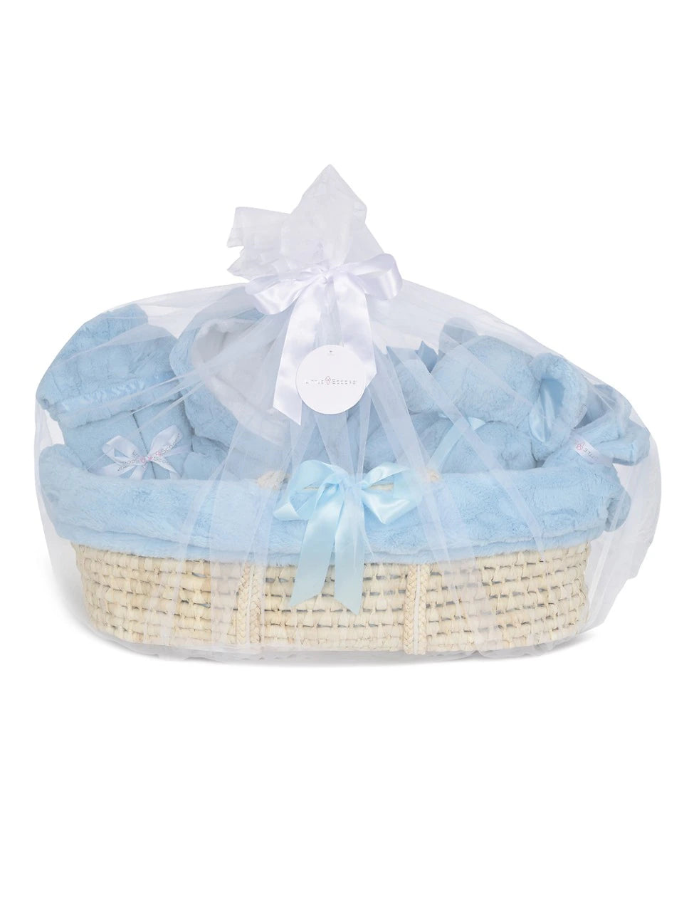 Blue Baby Basket Gift Set
