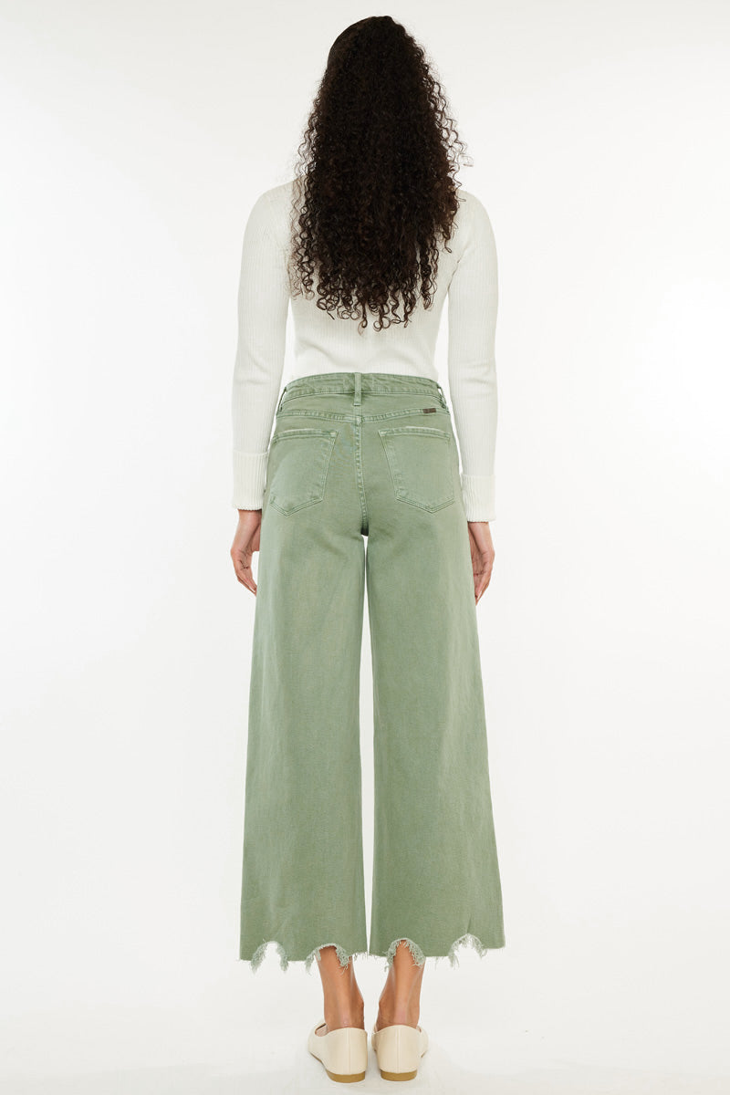 Olive Savie Cropped Wide