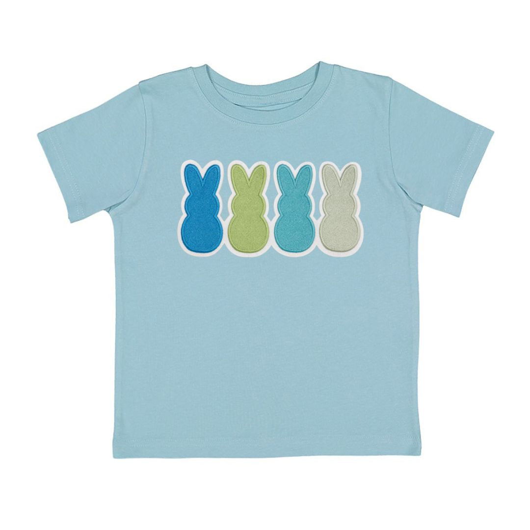 Cool Blue Peep Bunny Tee