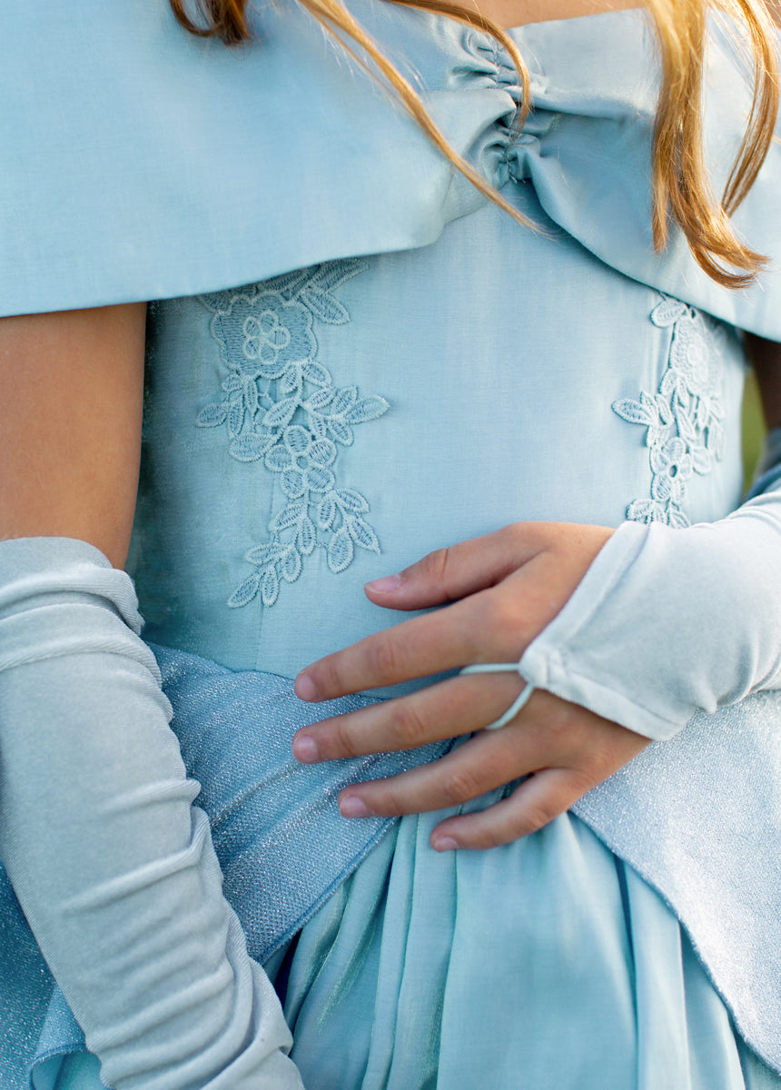 Dusty Blue Princess Dress