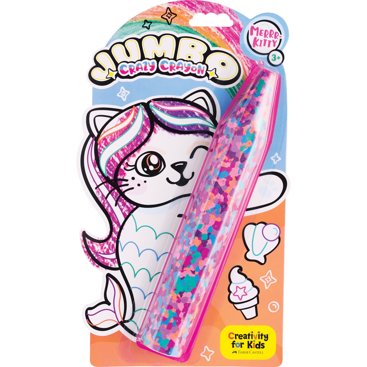 Jumbo Crazy Crayon - Merr-Kitty