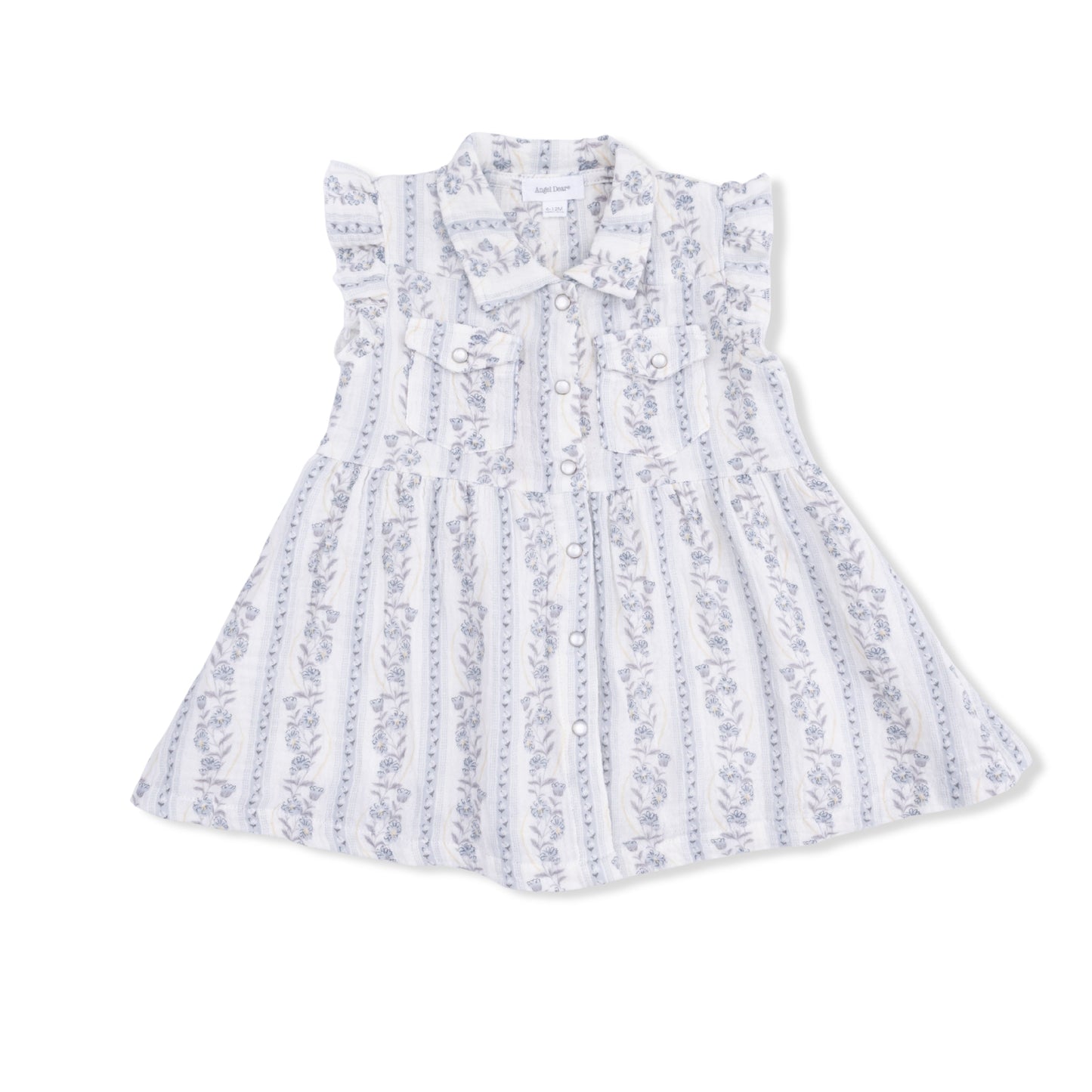 Kimberly Floral Stripe Dress With Bloomer