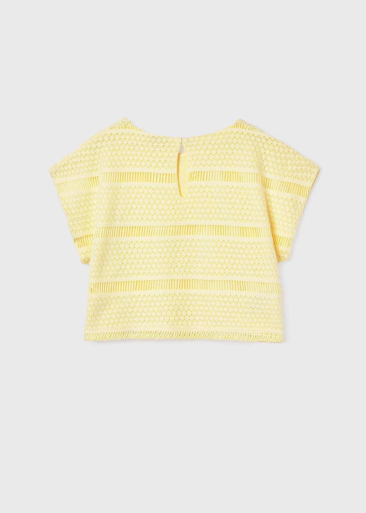 Yellow Crochet Top