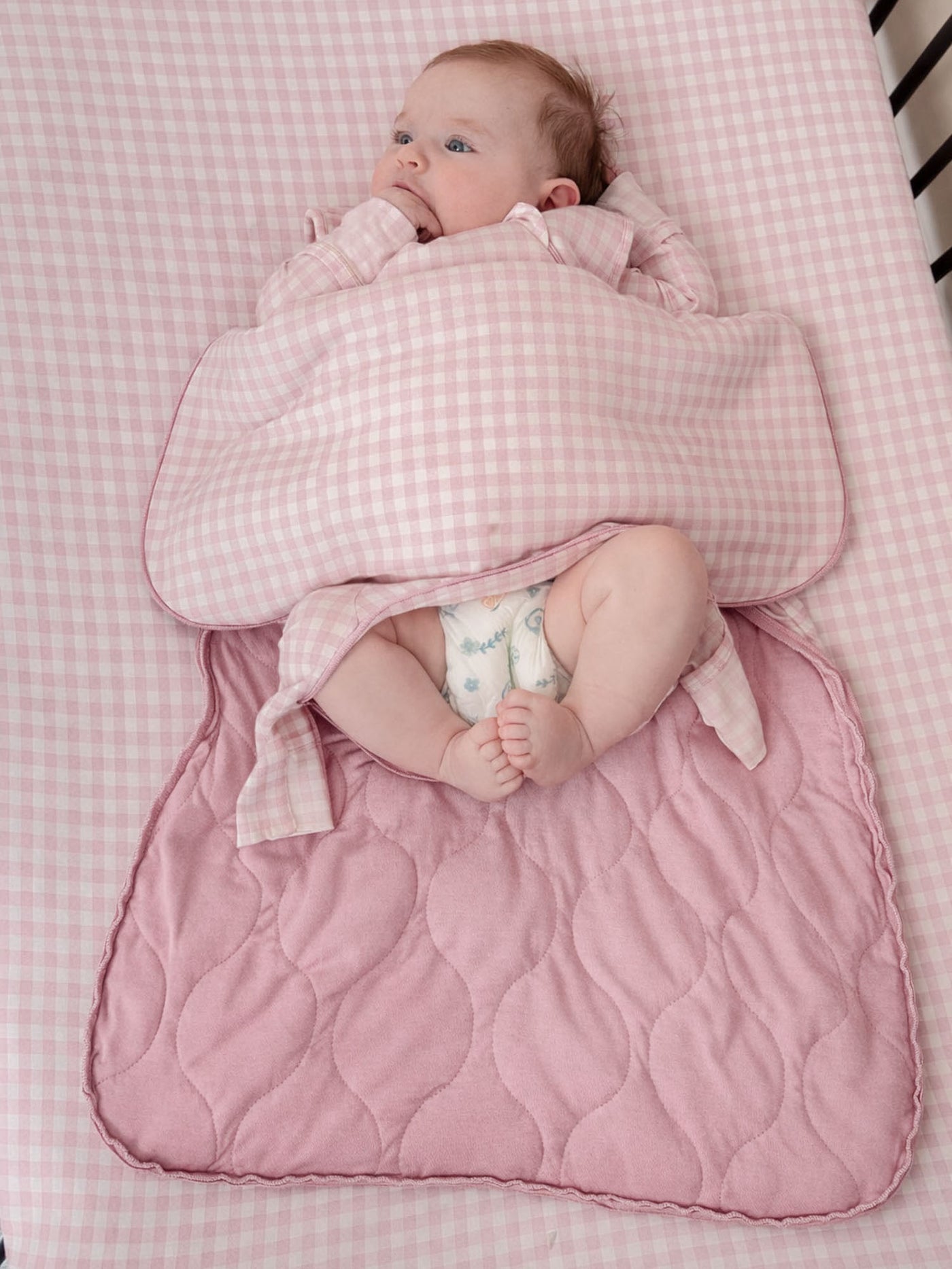 Pink Gingham 1.0 Sleep Bag
