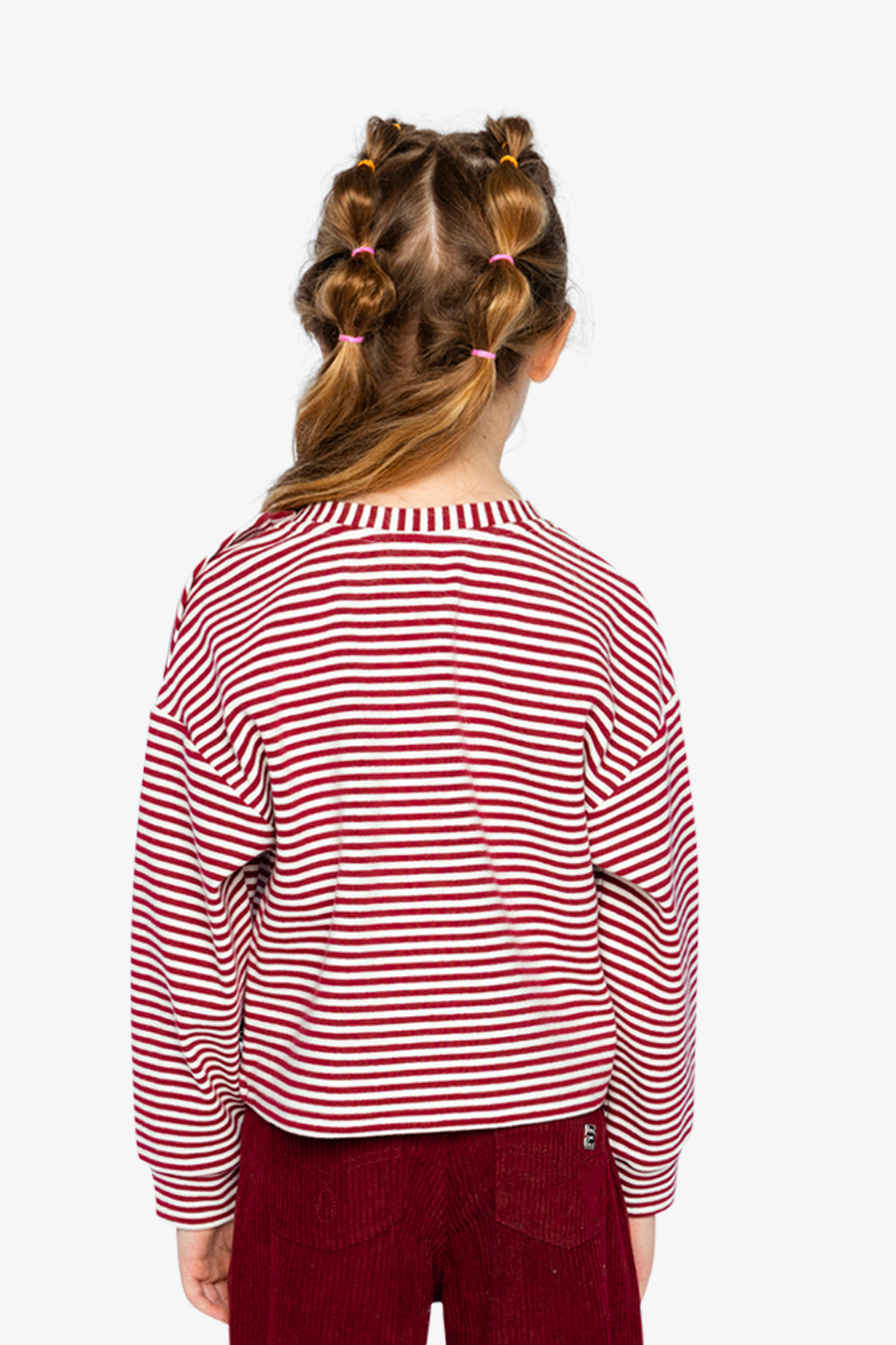 Red Stripe Soft Jersey Top