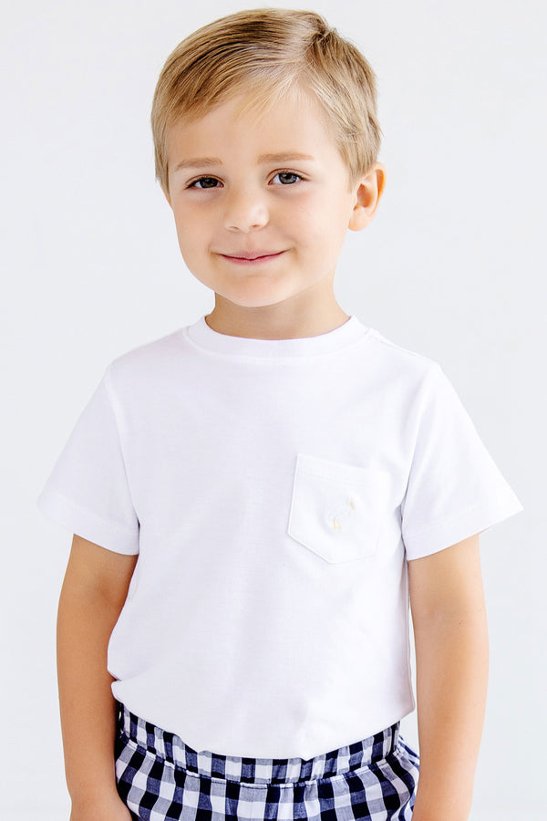 Worth Avenue White Carter Crewneck