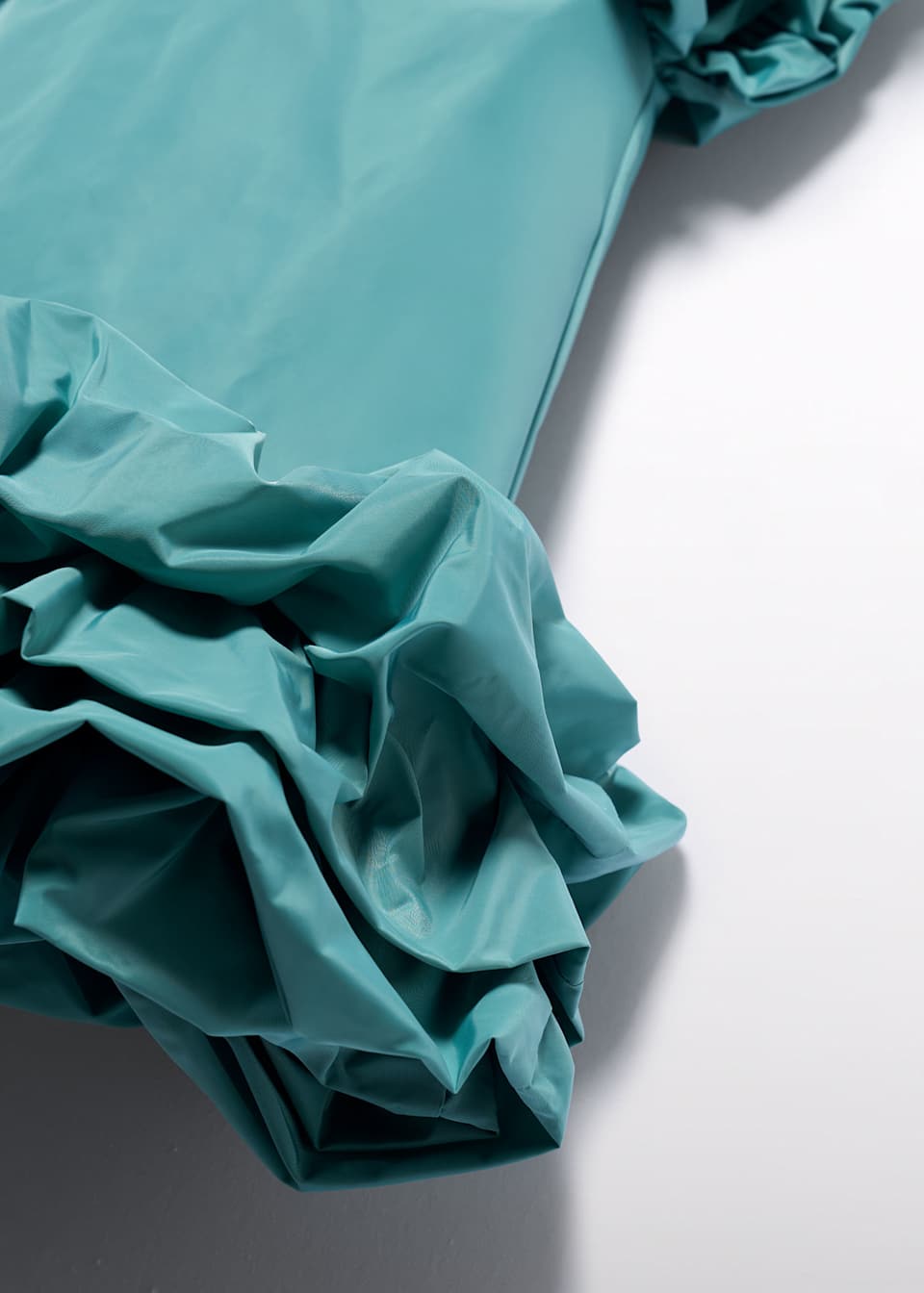 Blue Cloud Taffeta Dress