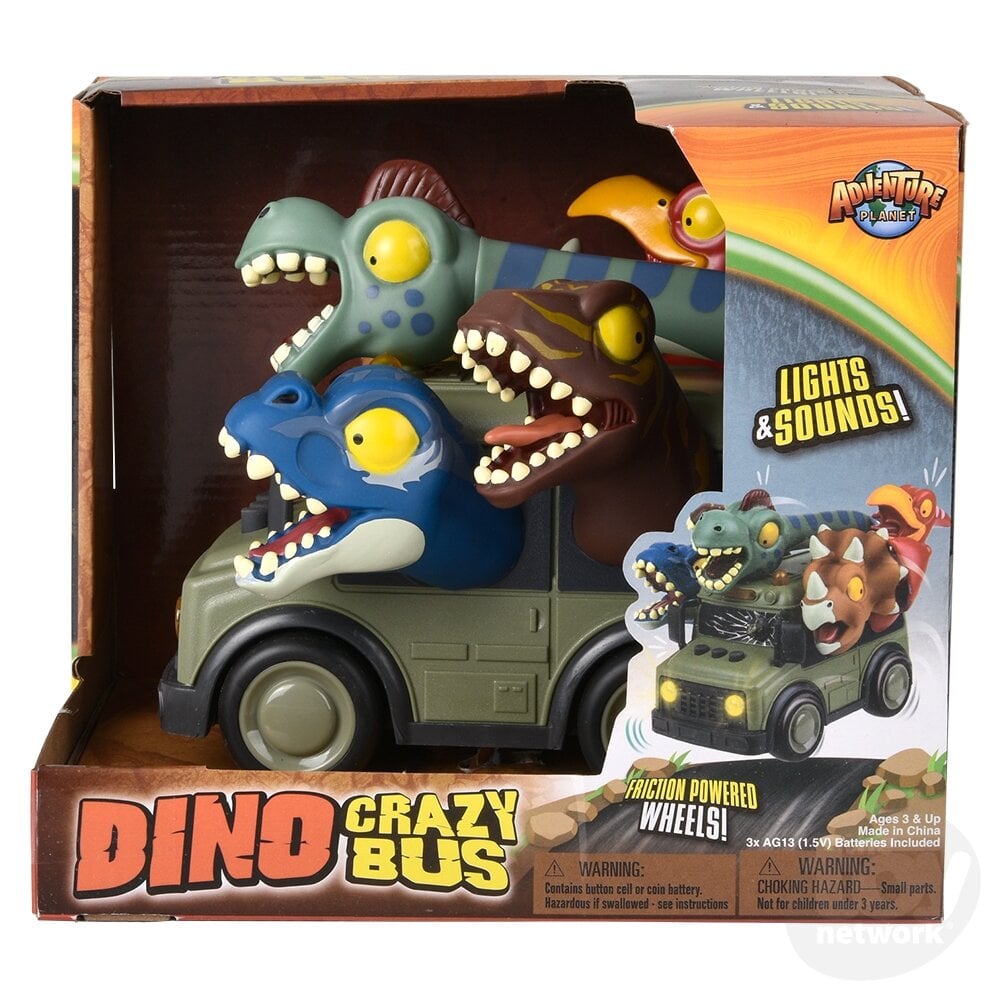 Dinosaur School Bus W/ Light