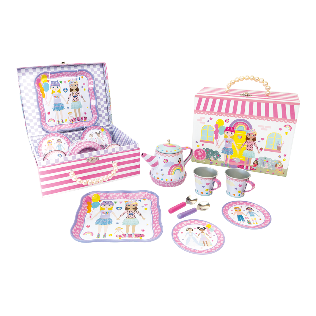 Dolls House 9pc Musical Tea Set