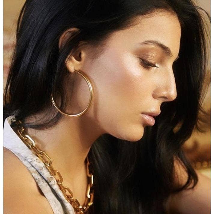 Gold Clara Hoop