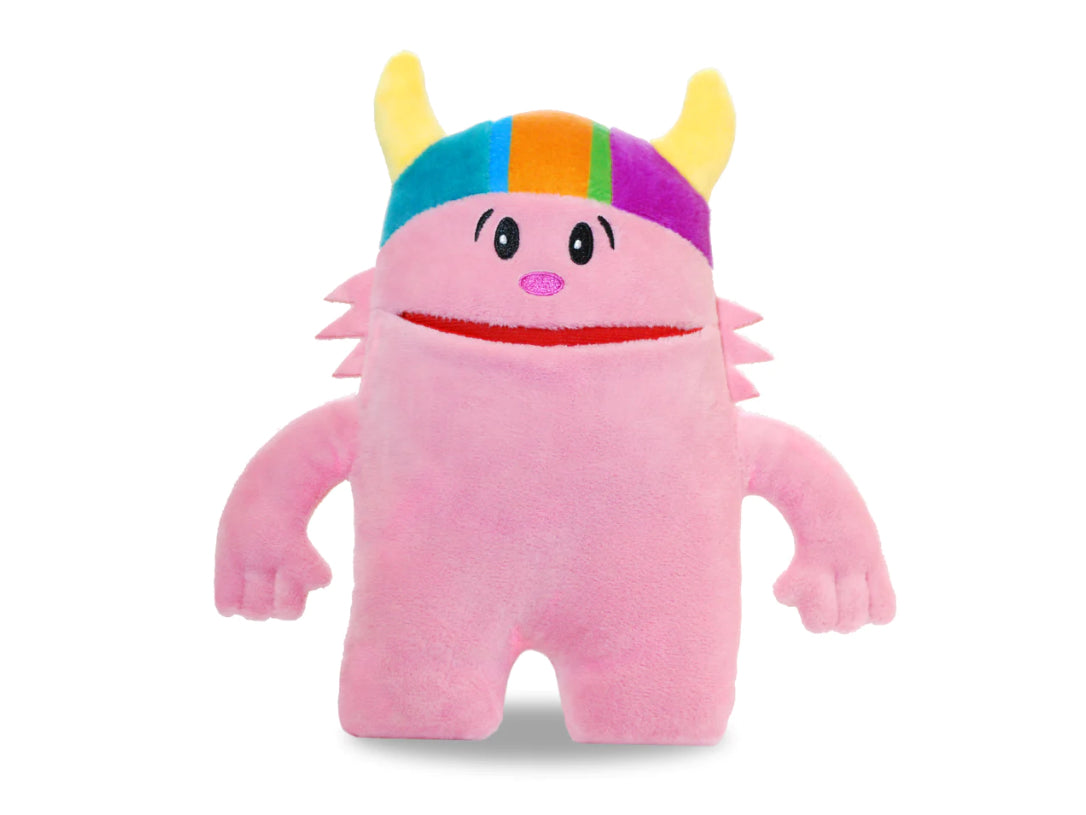 Pink Monster Tooth Pillow