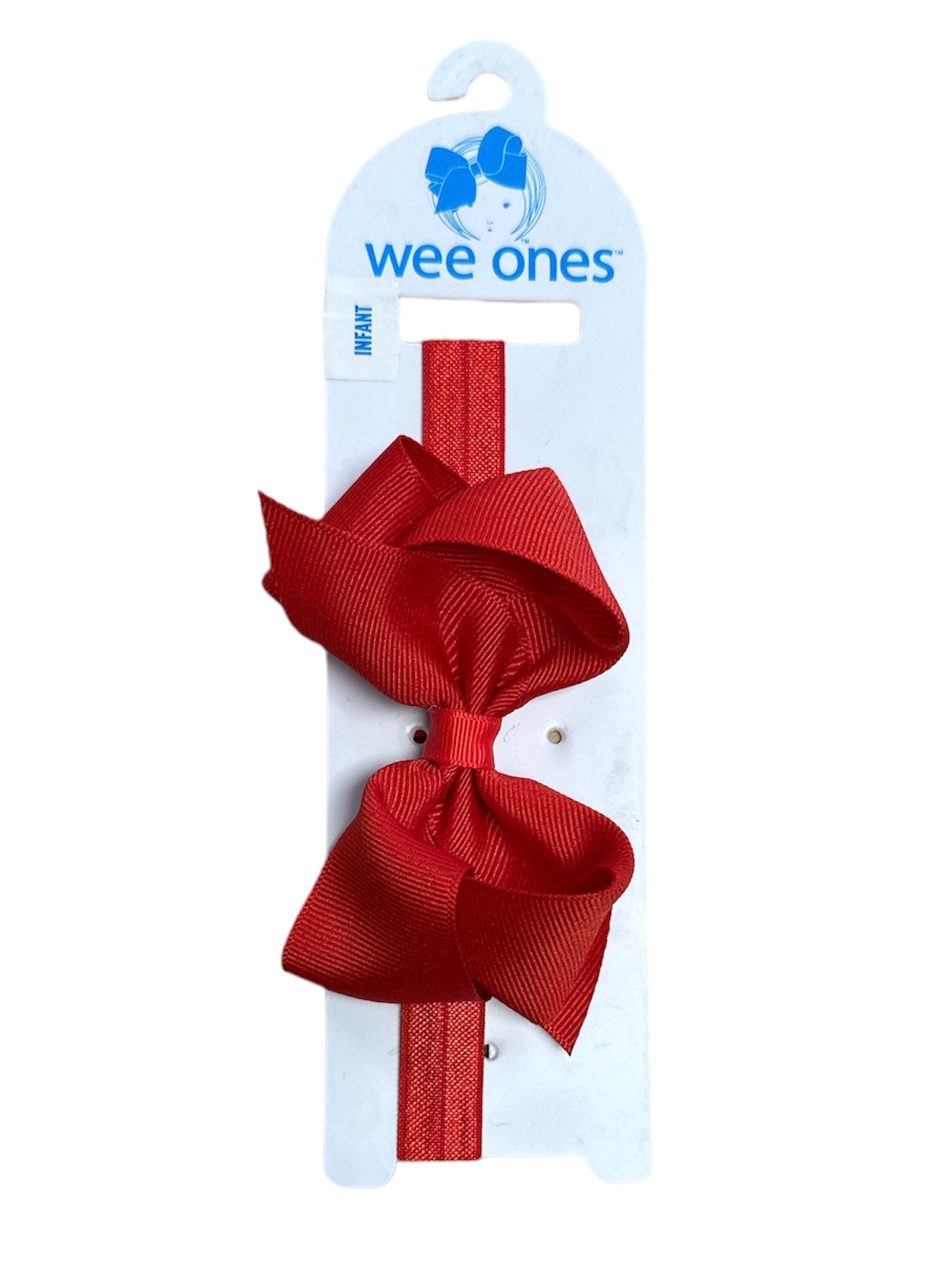 RED Small Elastic Bow 3M & Up