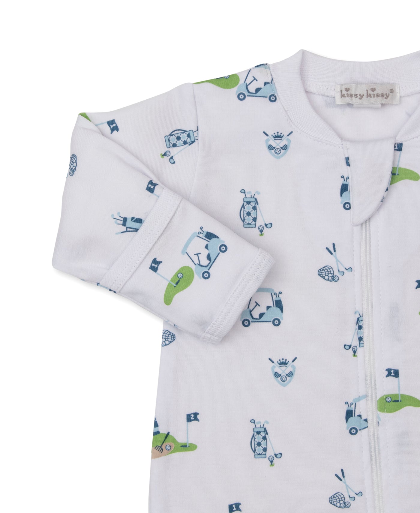 Golf Championship Blue Zip Footie