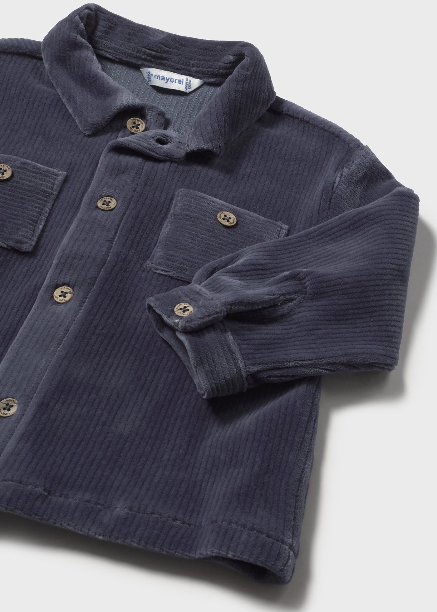 Blue Corduroy Overshirt