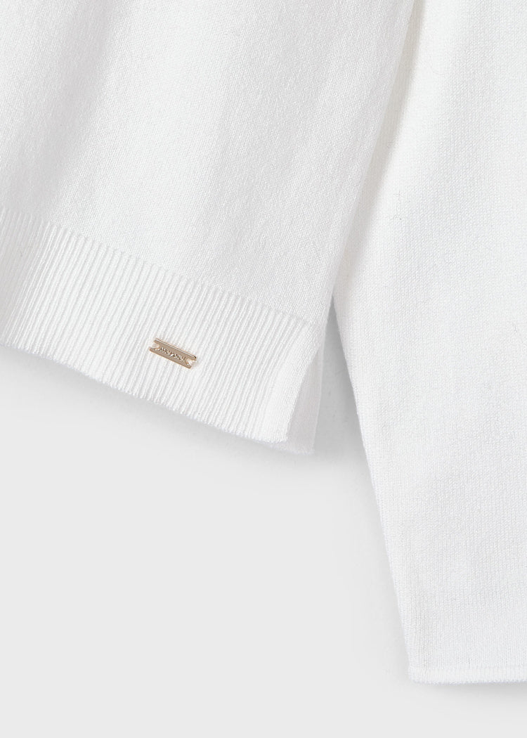 Ecru Turtleneck Top