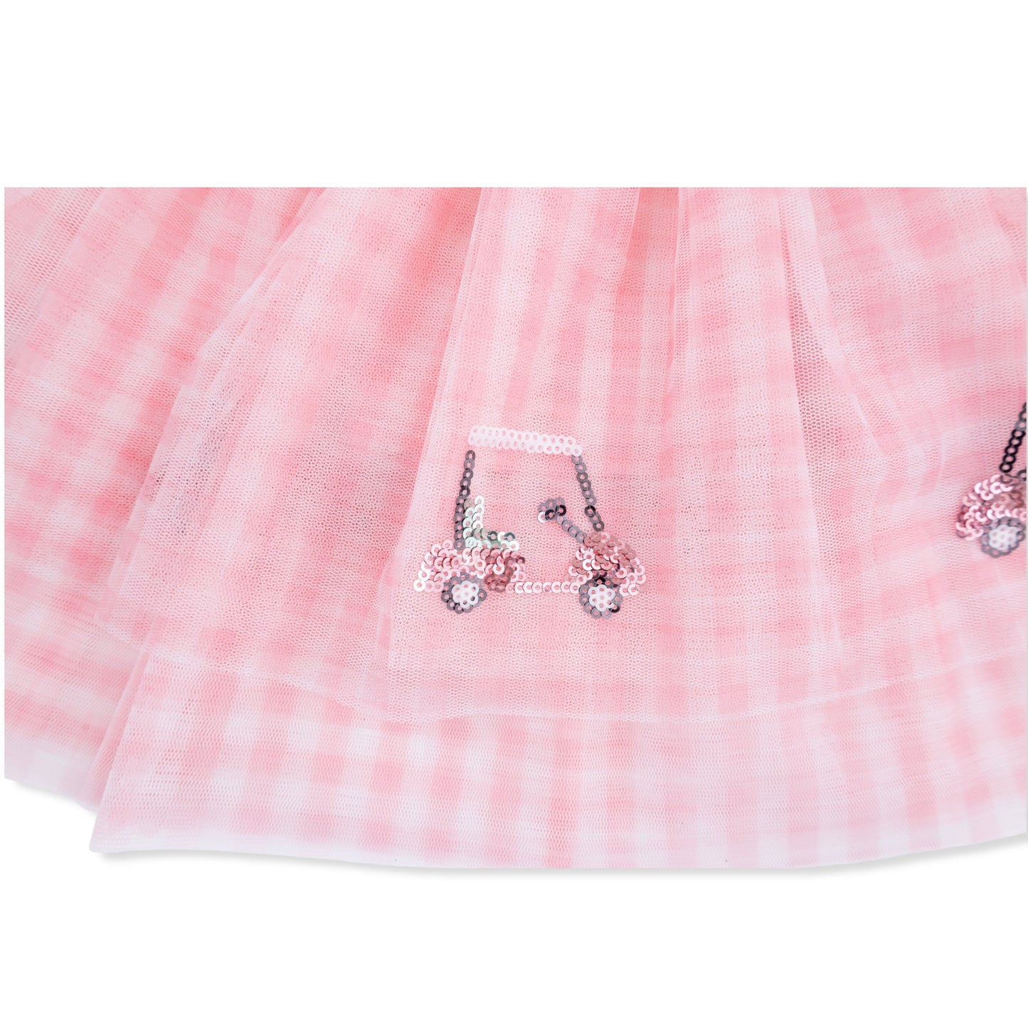 Pink Gingham Golf Cart Tutu