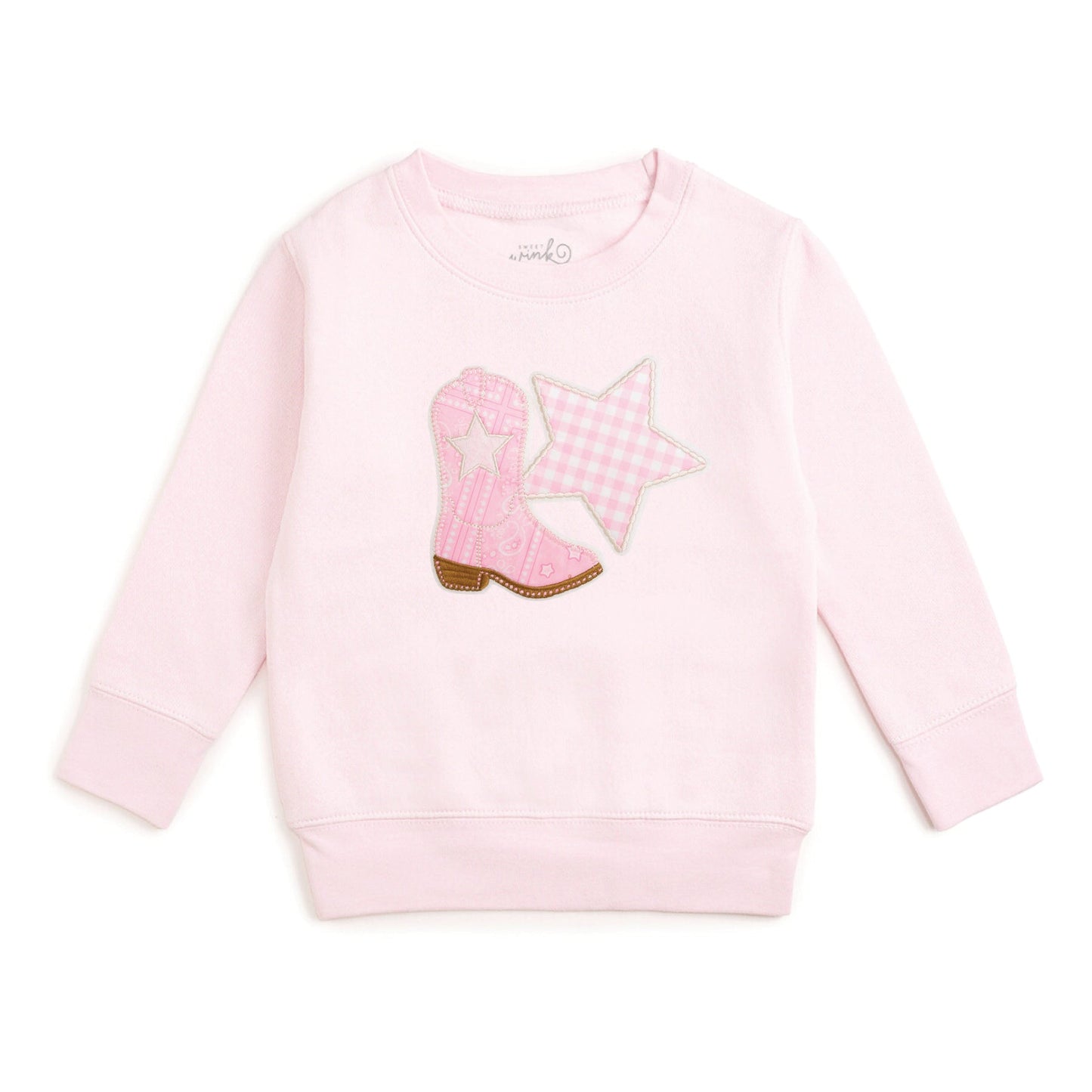 Bandana Cowgirl Patch Western Sweatshirt