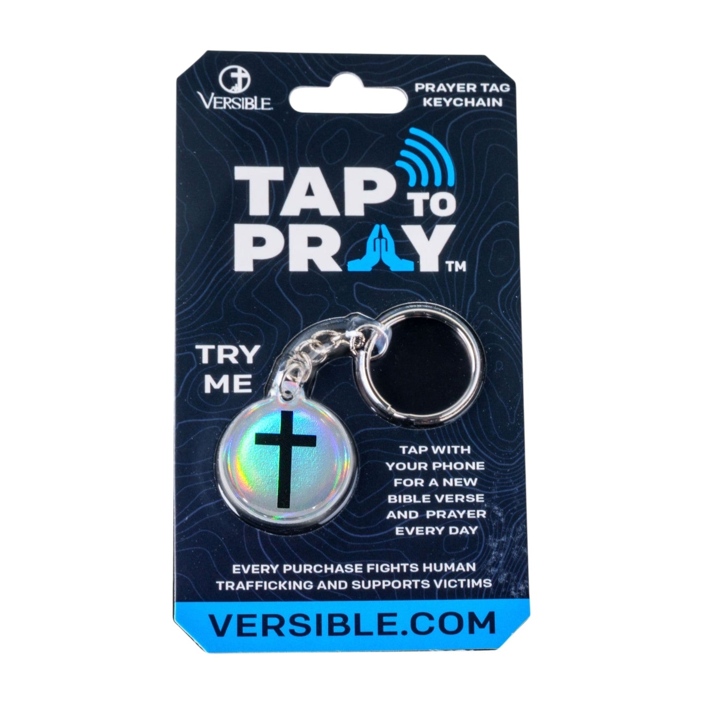 Tap To Pray Acrylic Keychain
