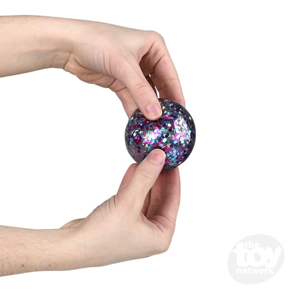 2.4" Sparkle Squeezy Sugar Ball