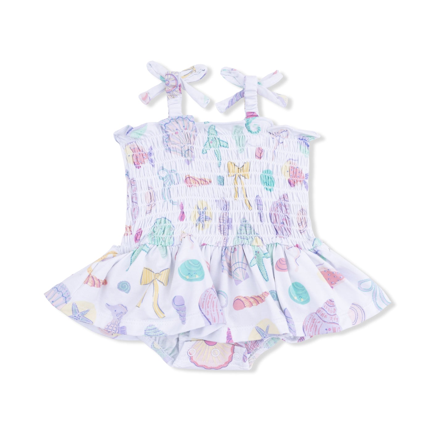 Beach Days Smocked Bubble