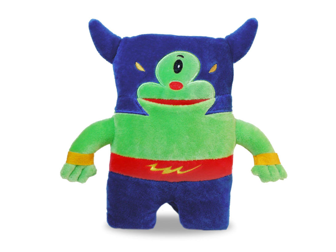Green Monster Tooth Pillow