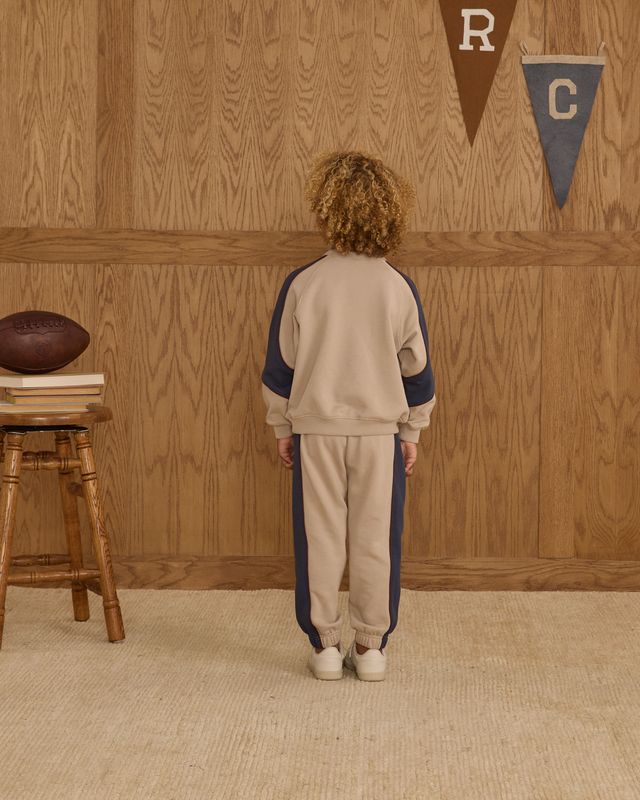 Stone Paneled Sweatpant