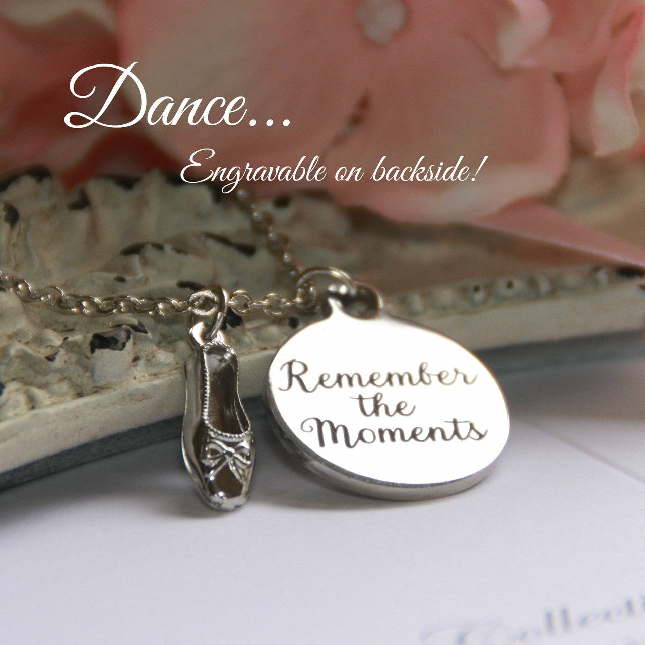 Remember The Moment Dance Charm Necklace