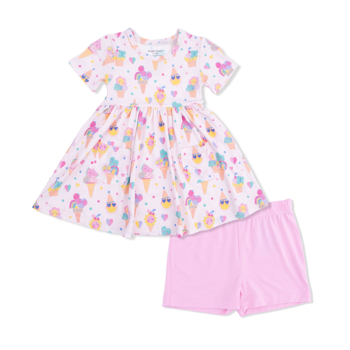 Ice Cream Fun Crew Twirly Dress Set