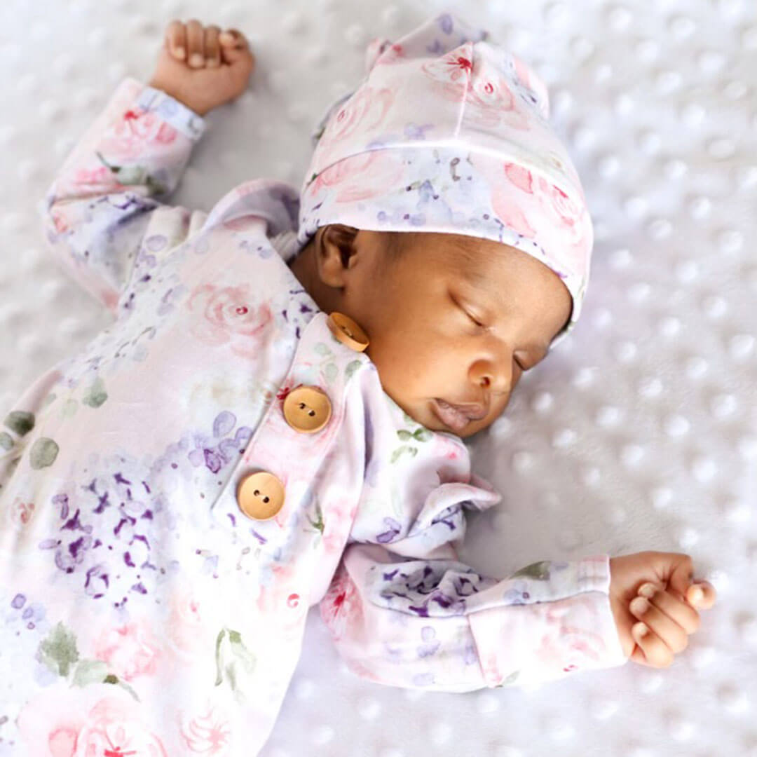 Henlee's Hydrangea Knot Gown Set