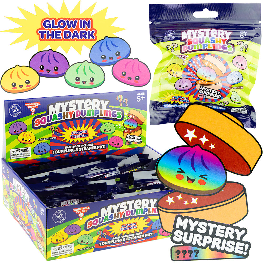 Mini Mystery Glow In The Dark Squishy Dumpling Blind Bag