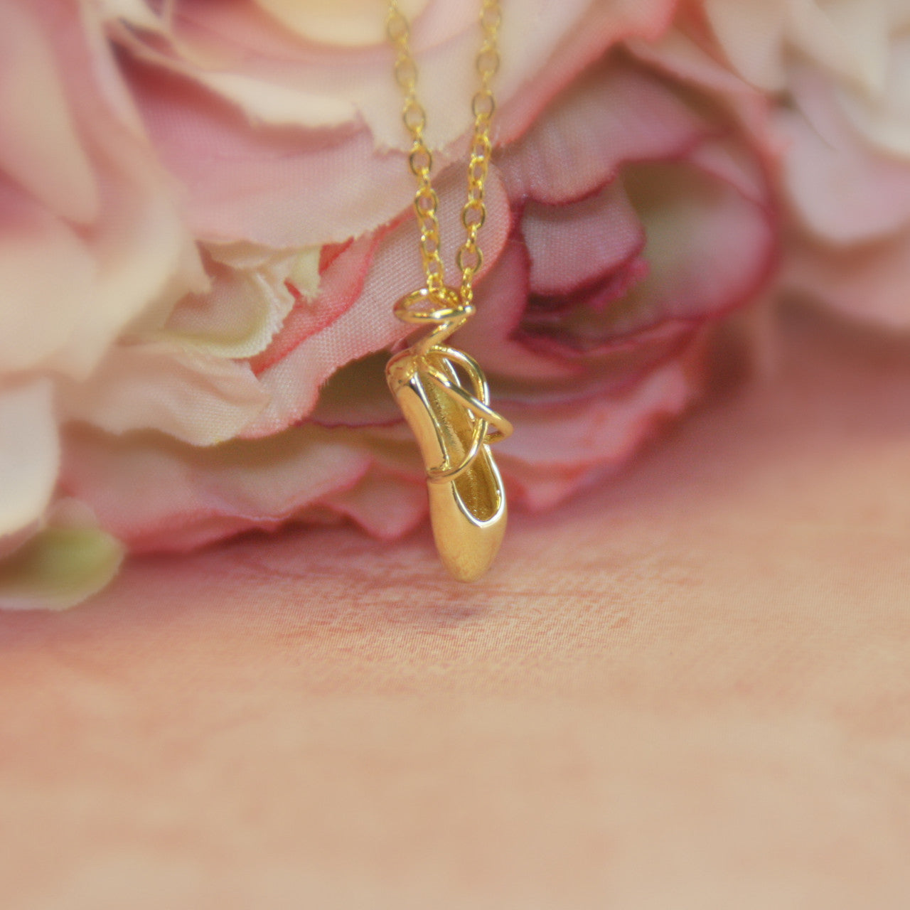 Ballet Shoe Necklace