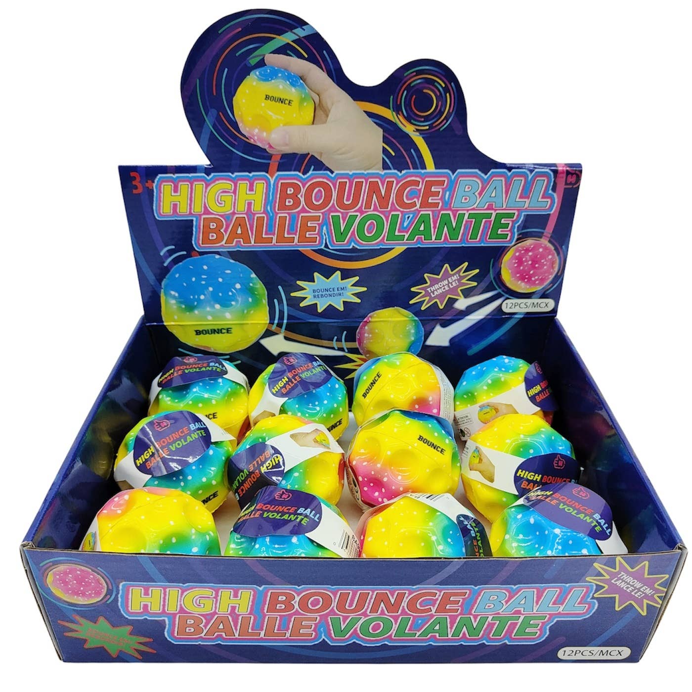 Rainbow Super Hi-Bounce Space Ball - Assorted