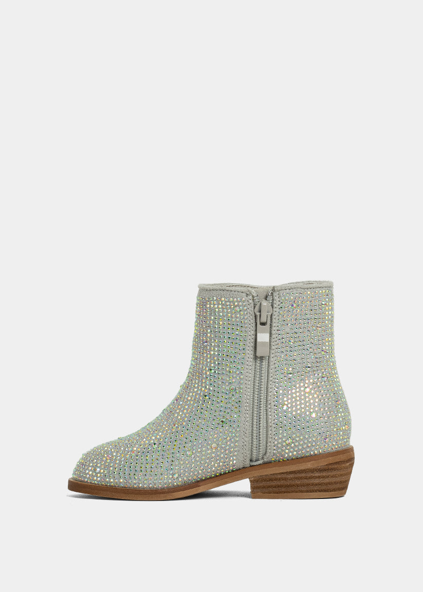 Iridescent Vanilla Mini Boots