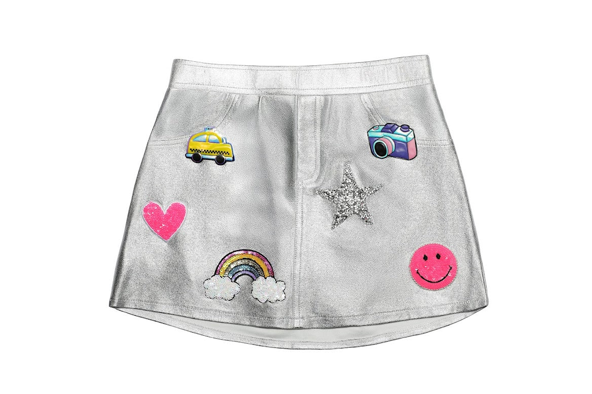 Silver Icon Skort