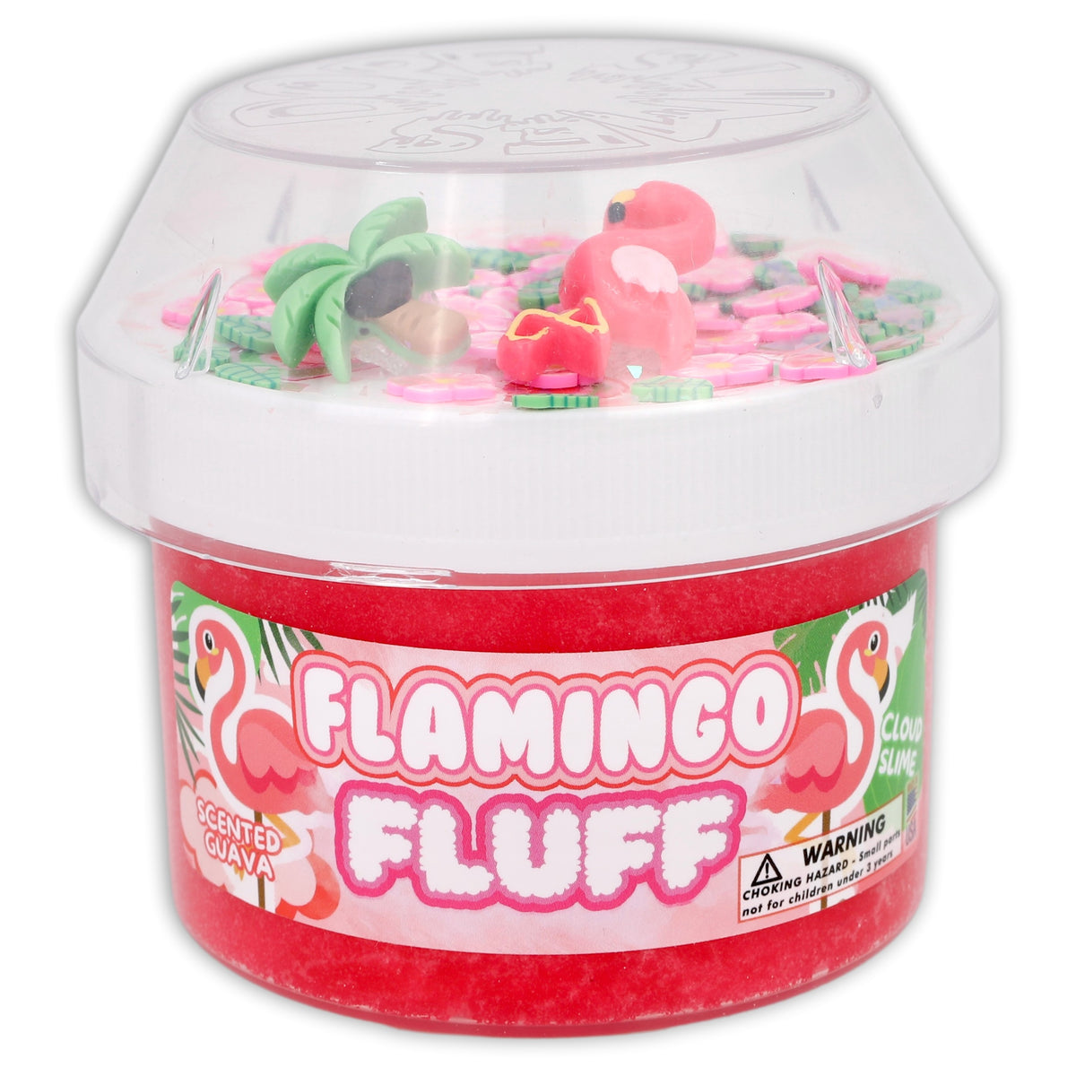 Flamingo Fluff Slime